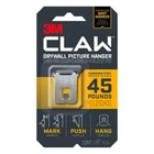 3M Claw Silver Drywall Picture Hanger 45 Lb 1 Pk New. Price: $8.95.