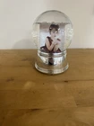 Large Photo Snow Globe With Silver Base - Soft Plastic Surface & Great Idea Gift Open. Price: $20.00.