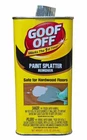 Goof Off Paint Splatter Remover - Safe For Hardwood Floors 12 Oz. New. Price: $15.00.