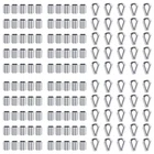 100PCS 1/8" Aluminum Crimp Loop Sleeves And 50PCS M3 Stainless Steel Thimble ... New. Price: $26.37.