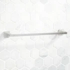 Signature Hardware Vilamonte 24" Towel Bar Model: 446948 - Polished Nickel Open. Price: $75.00.