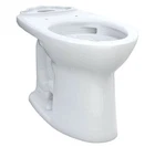 Toto Drake Elongated Universal Height Toilet Bowl With Cefiontect, Cotton White New. Price: $245.00.