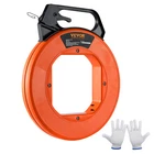 Vevor Fish Tape Wire Cable Line Puller 240FT 1/8 Steel With High Plastic Case New. Price: $30.90.