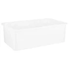 Signature Hardware 32" Derin SHF1B3219DMWH Dual-mount Fireclay Sink White Open. Price: $460.00.