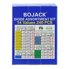 Bojack 14 Value 240 Pcs Diode Assortment Kit Contain Rectifier/fast Recovery/... New. Price: $18.45.