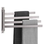 Kokosiri Hand Towel Holder Rack Swivel Bathroom Bars Swing Out 4RAIL Fo... New. Price: $74.16.