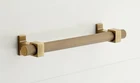 Signature Hardware SH553025ABM 5-1/16" Andrex Knurled Cabinet Pull Antique Brass Open. Price: $14.99.