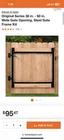 Adjust-a-gate Steel Frame Building Kit, 36"-60" Wide Opening Up To 4' High New. Price: $65.00.