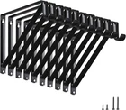 Heavy Duty Closet Shelf Rod Brackets 10 Pack,wall Mounted Shelves Support New. Price: $51.49.