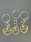 3 Key Chains. Gift. Siblings. Friends. Cousins. New. Price: $12.99.