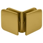 Crl GCB90BR Polished Brass Degree Traditional Style Glass-to-glass Clamp New. Price: $37.41.