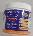 Angels' Eyes Natural Tear Stain Prevention, 90 Soft Chews For Dogs- Chicken New. Price: $18.95.