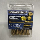 Hillman (1 Pound) 10 X2 1/2 #48622 Stainless Power Pro T25 Star Wood Screws New. Price: $17.50.