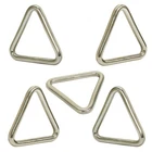5 Pieces Marine Grade 316 Stainless Steel 1/4'' X 2'' Triangle Ring Welded New. Price: $14.50.