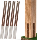 Pack 8 Easy Fence Repair Kit (to Fix 4 Broken Wood Posts), Quick And Sim New. Price: $115.29.