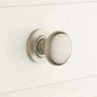 Signature Hardware Brass Round Knob With Beveled Base Plate Brushed Nickel New. Price: $8.43.