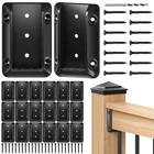 Toscoco 20 Pack Deck Railing Bracket Connectors For 2X4 Actually 1.5X3.5 Wood... New. Price: $34.13.