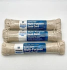 Lot Of 3 Wellington Braided Cotton Multi-purpose Sash Cord Crafts 150 Total New. Price: $10.00.