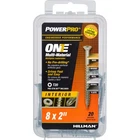 Hillman 116724 Steel Star Drive Flat Head Multi-material Screw #8 X In. New. Price: $7.99.