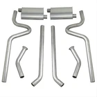 Summit Exhaust System Header-back 2.25 " Split Rear Exit Steel Ford Mustang New. Price: $339.99.