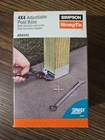 Simpson Strongtie 4X4 Adjustable Post Bases ABW44Z New. Price: $15.00.