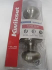 Kwikset Security Cove Satin Nickel Keyed Entry Door Knob Microban 94002-826 New. Price: $19.95.