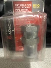 Apache 39004380 1/2 Pipe X Female Swivel 1/16 Restricted New. Price: $12.95.