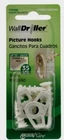 Hillman Wallbiter White Brass Drywall Picture Hooks Holder 35 New. Price: $10.88.