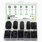 1100 Pcs 9 Sizes Flat Washers For Screws Bolts Black Metal Assorted M... New. Price: $19.74.