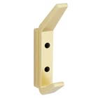 National Hardware Reed N337-920 Geometric Hook, 25 Lb, Aluminum, Brushed Gold New. Price: $28.48.