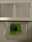 Everbilt 12 In. X 6 2-WAY Steel Baseboard Register/ White New With Hardware. Price: $12.00.