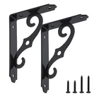 Home Master Hardware Decorative Shelf Brackets 1/2 Inch BLACK-2PACK New. Price: $18.21.