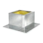 Dayton 2ZV82 Steel 16-21.5"W 12"H Adj Roof Curb New. Price: $519.85.