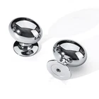 Homdiy 10 Pack Solid Polished Chrome Cabinet Knobs 1-5/16 Inch Oval Dr... New. Price: $33.89.