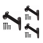 Heavy Duty Handrail Bracket Oil Rubbed Bronze Black, 3 Pack New. Price: $36.73.