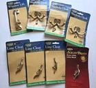 Solid Brass Ives Schlage Decorative Hardware Inc Lifts Cleats And Hooks Lot Of 8 New. Price: $31.95.