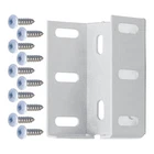 Freedom 2-3/4" Heavy Duty Fence Rail White Aluminum Brackets Screws New. Price: $11.95.