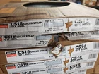 Simpson Strongtie CS18 Galvanized Coiled Utility Strap, 1-1/4" X 200 Ft New. Price: $203.36.