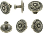 Bivethoi 6 Pcs Antique Flower Drawer Knobs, Vintage SHAPE-1.38, Bronze New. Price: $14.61.