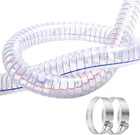 Ququyi 1-1/4" Id X 1-1/2" Od, 1FT Length Steel Wire Hose Pvc Vacuum Tubing (with New. Price: $12.95.