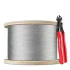 1/8" T316 Stainless Steel Cable 1000FT, X 19 Strand Marine-grade Wire Rope ... New. Price: $216.17.