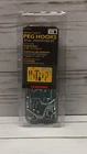 New Crawford Heavy Duty Peg Hooks 32 Piece Assortment Sealed. Price: $10.40.