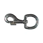 National Hardware N222-612 Nickel Bolt Snap, Round Swivel Eye, 1-1/4 X 4-1/4 In. New. Price: $26.76.