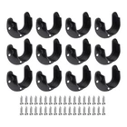 Uxcell 12PCS Stainless Steel Closet Rod Brackets, 1.25INCH, Black New. Price: $34.58.