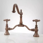 Signature Hardware Elnora Bridge Bathroom Faucet, Oil Rubbed Bronze New. Price: $279.95.