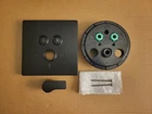 Signature Hardware SHHB8040MB Hibiscus 2-WAY Pressure Balance Shower Trim, Black Open. Price: $60.00.