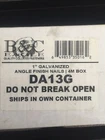 & C Eagle In. 15 Gauge Galvanized Finish Nails 4M Box DA13G New. Price: $14.95.