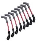 Hinson 8004, Eight 135 Degree Plug Wires, Red, Gray Boot Color, Set Of New. Price: $62.50.