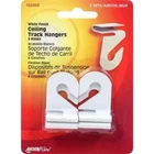 Hillman Ceiling Track Hangers White 4-PACK (case Of 5) New. Price: $19.95.