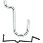 National Hardware N180-023 Peg Hook, 1/2 In, 1/8, 1/4 Opening, Steel, Zinc New. Price: $10.27.